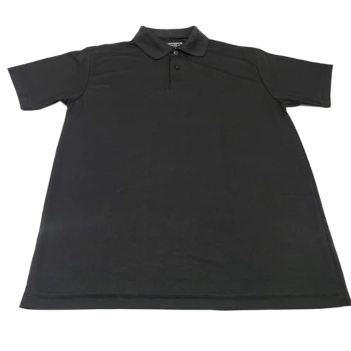 Plain Black Polo T Shirt