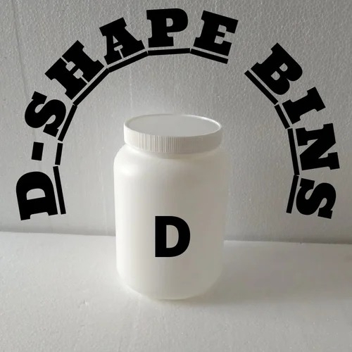 Plastic white round container