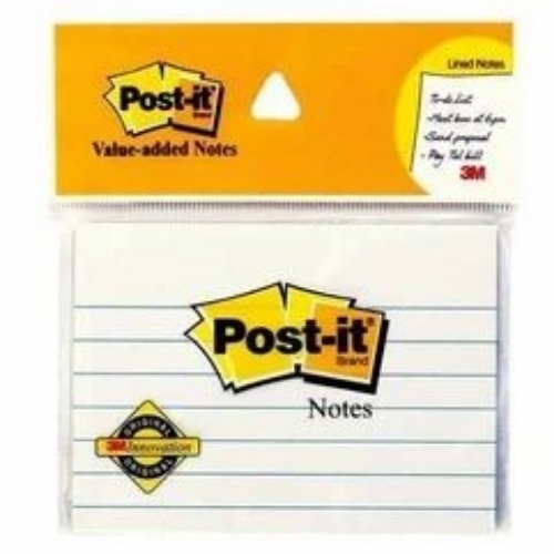Post It Sticky Lined Notepad