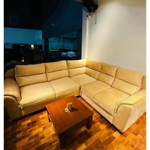 Premium Fabric Corner Sofa Set