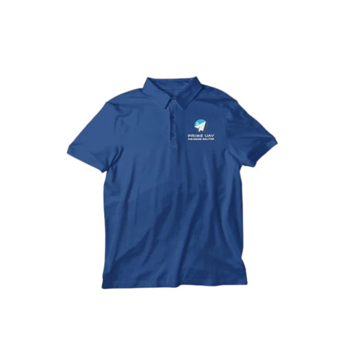 Polyester And Cotton Promotional Polo Neck T Shirt