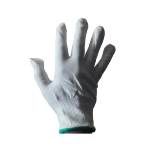 White Nylon Lint Free Hand Gloves