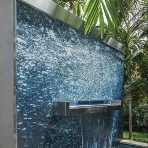 Black Marble Wall Fountain