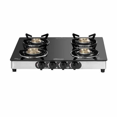 Four Burner Glass Gas Stove