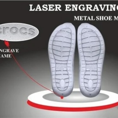 Laser Engraving On Metal Shoe Mould Service