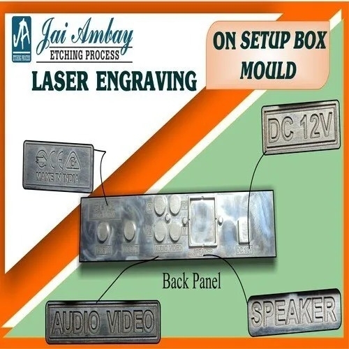 Laser Engraving On Setup Box Mould Service