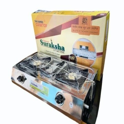 Steel Two Burner Gas Stove