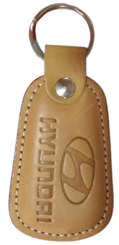 Brown Leather Key Chain