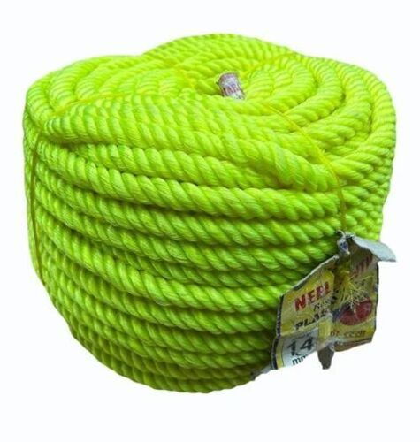 Green Polypropylene Braided Rope