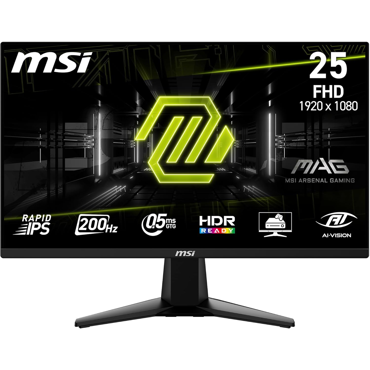 Msi Mag 255F E20 24.5 Inch Fhd 1920X1080 Gaming Monitor - Color: Black