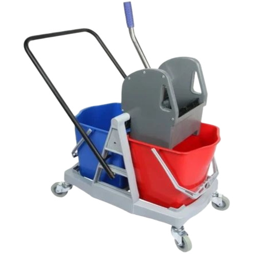 Double Bucket Wringer Trolley