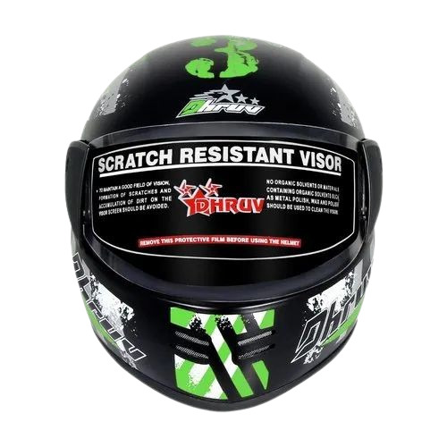 Green Full Face Helmet