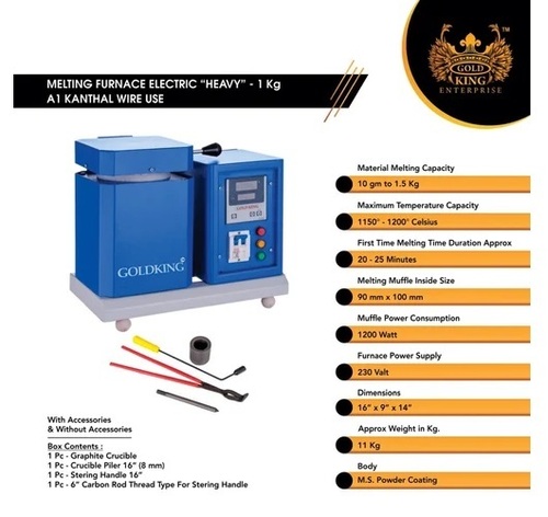 2kg Gold Melting Electric Furnace