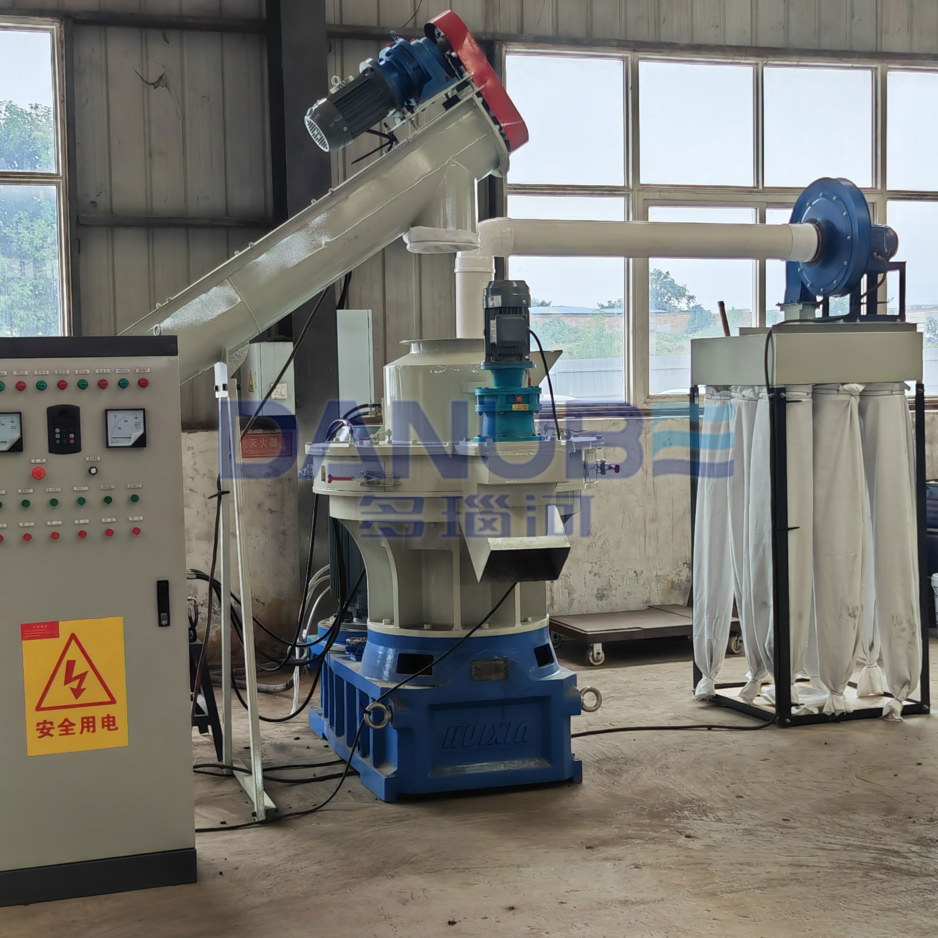 Biomass Pellet Machine Biomass Pellet Production Line Biomass Pellet Machine Manufacturing Plant - Color: Customized