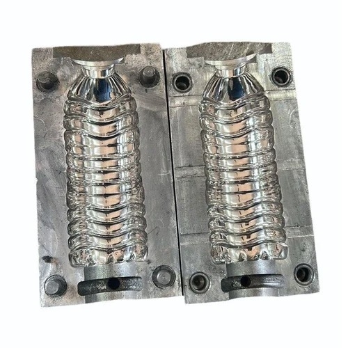 Mild Steel Bottle Blown Mold - Color: Silver