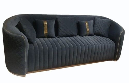 3 Seater Wooden Grey Sofa