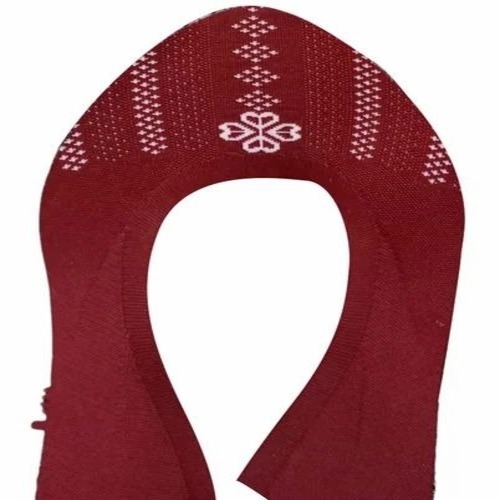 Ladies Maroon Belly Shoe Upper