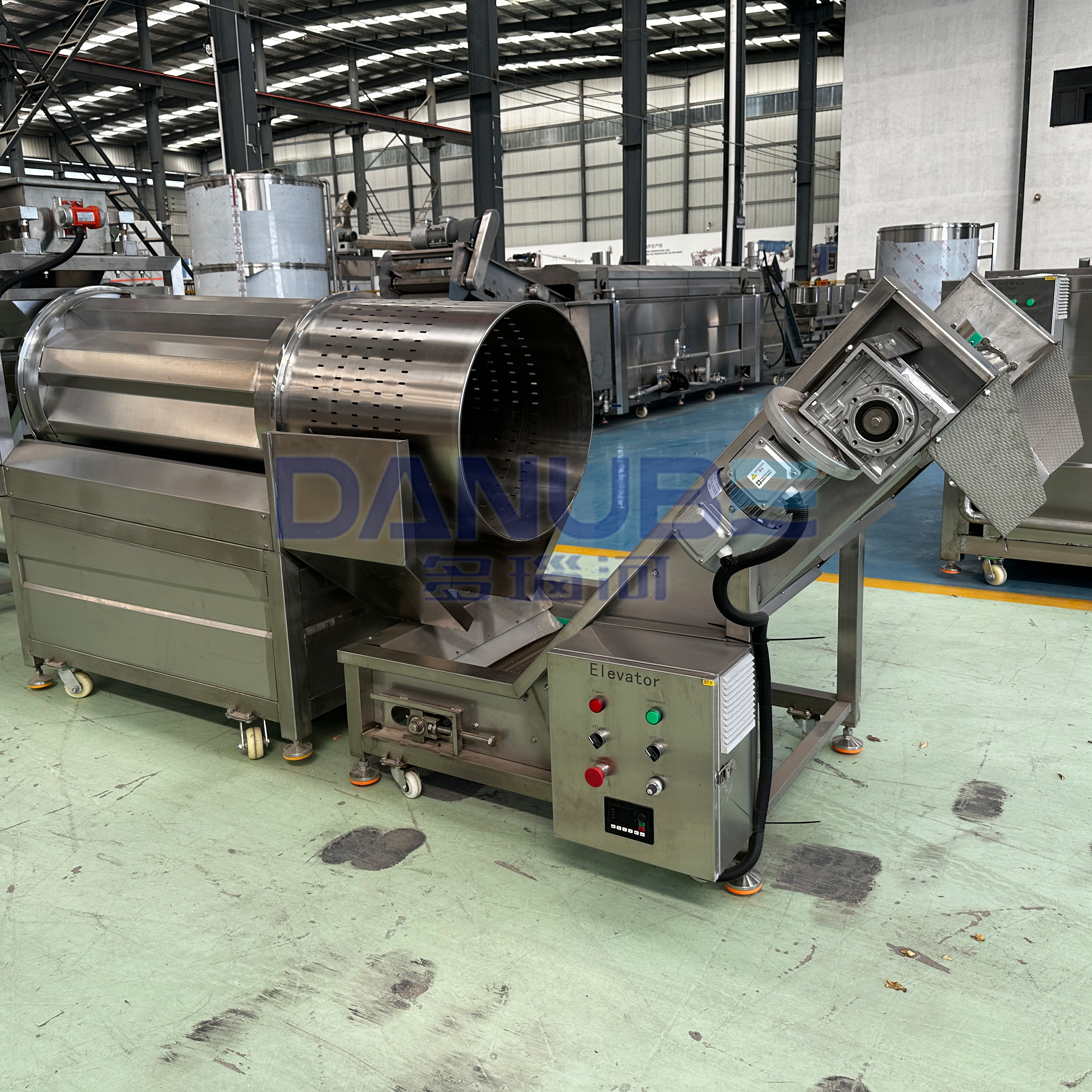 Potato Cleaning Peeling Slicing Frying And Drying Line Potato Processing Equipment - Color: Customized