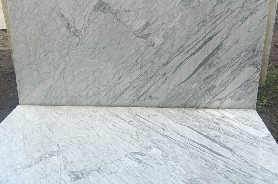 White Statuario Marble For Flooring