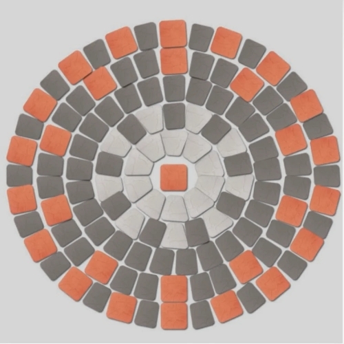 60Mm Bentona Interlocking Pavers - Application: Flooring Use