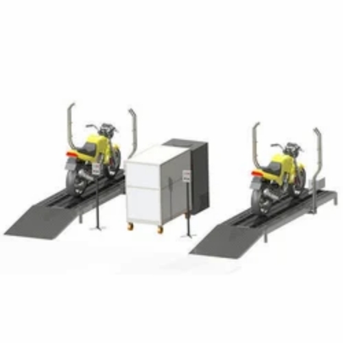 Double bay automatic bike washing system machine