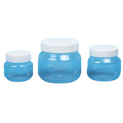 Plastic Pet Tapper Cream Jar For Cosmetic Use