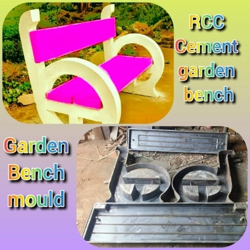 RCC Cement Garden Bench Mould