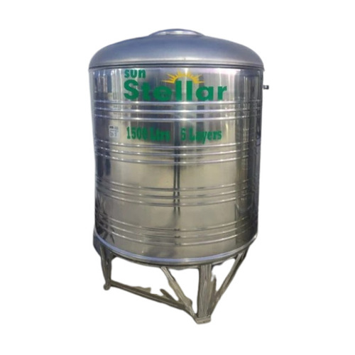 SS 304 Water Tanks 1500Ltr