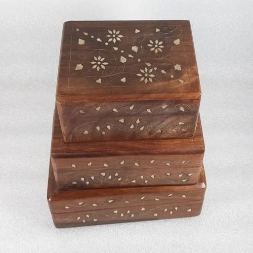 Brown Wooden Jewellery Box
