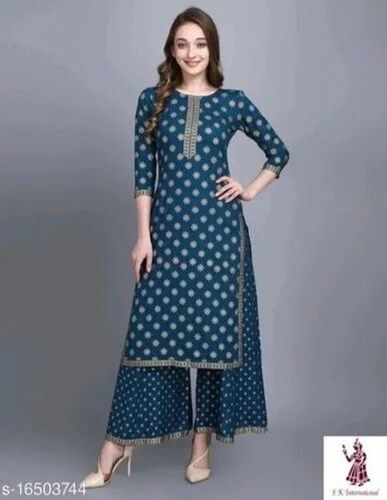 Comfortable Fancy Jaipuri Kurti Set