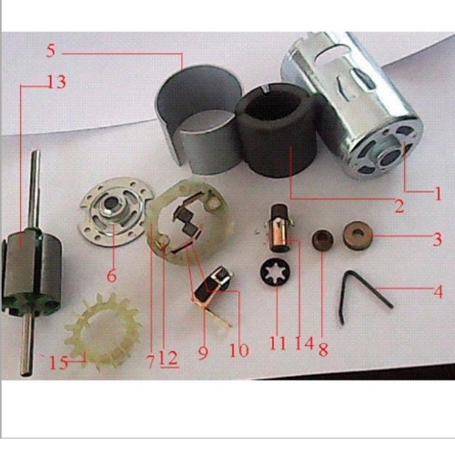 Dc motor parts 