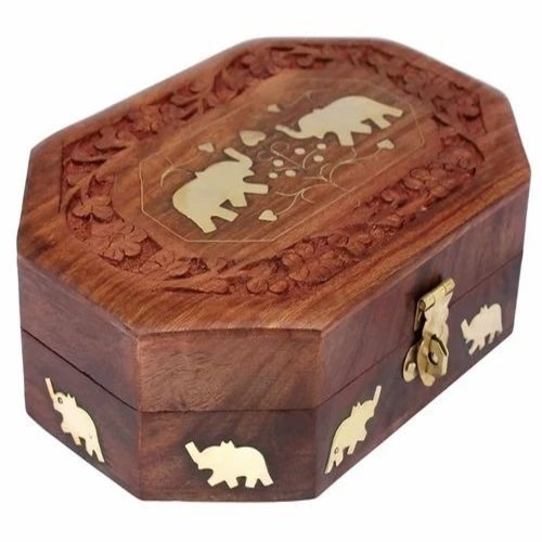 Decorative Wood Jewellery Box