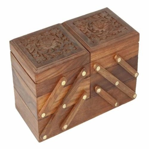 Sheesham Wood Jewellery Box By Century 21