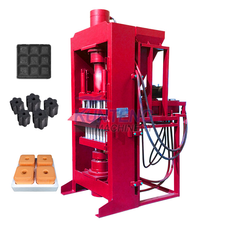 Automated Hydraulic Charcoal Forming Machine Charcoal Block Making Machine Sawdust Charcoal Block Machine - Briquette Size: Customized