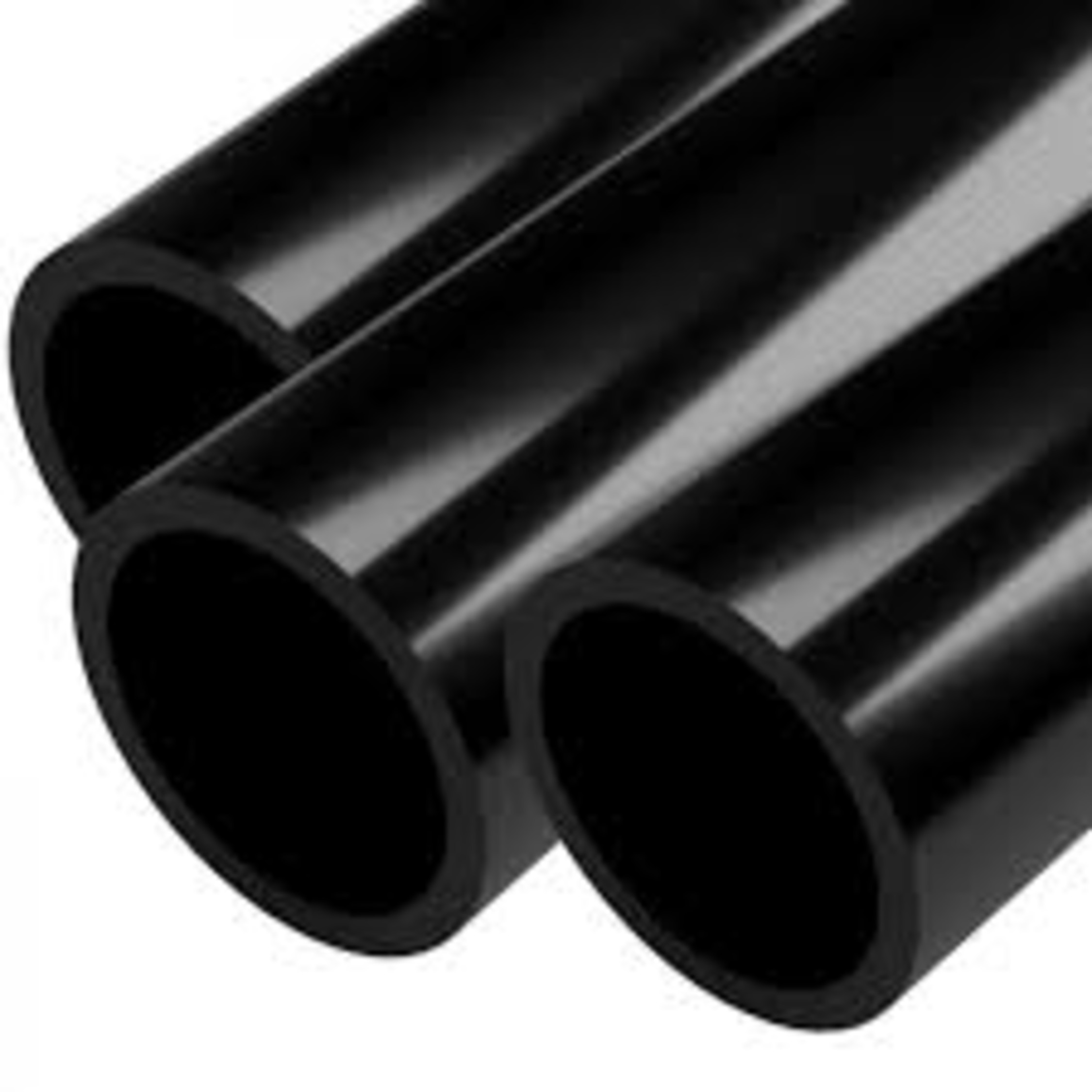 Black 25Mm Pvc Electrical Pipes - Shape: Round