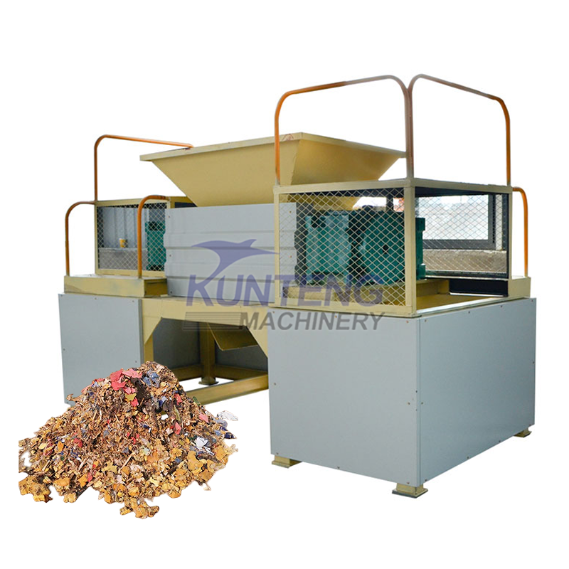 Garbage Shredder Dual Axis Metal Waste Shredder - Application: Plastic