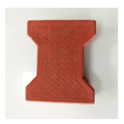Dumbell interlocking tiles