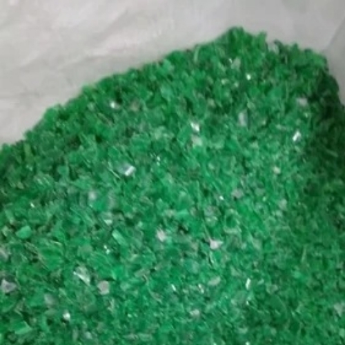 Green PET Flakes Scrap