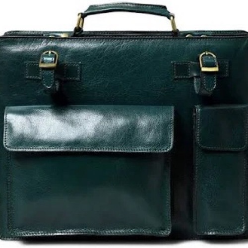 Leather briefcase