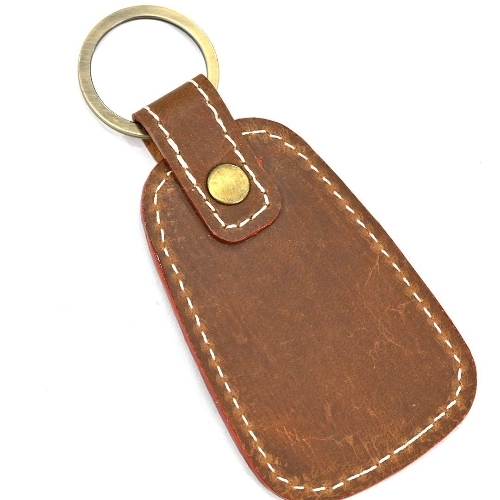 Stylish Leather Keychain