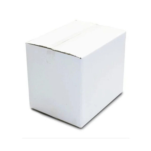 White 3 Ply Corrugated Packaging Box