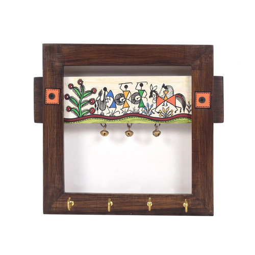 Wooden Key Hanger - Color: Brown