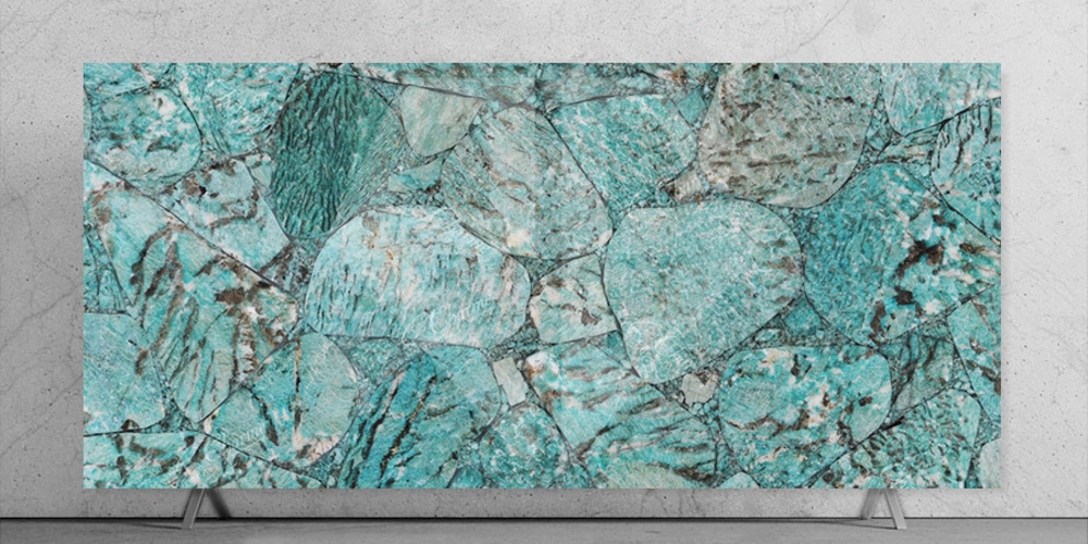 Amazonite Semi Precious Stone Slab