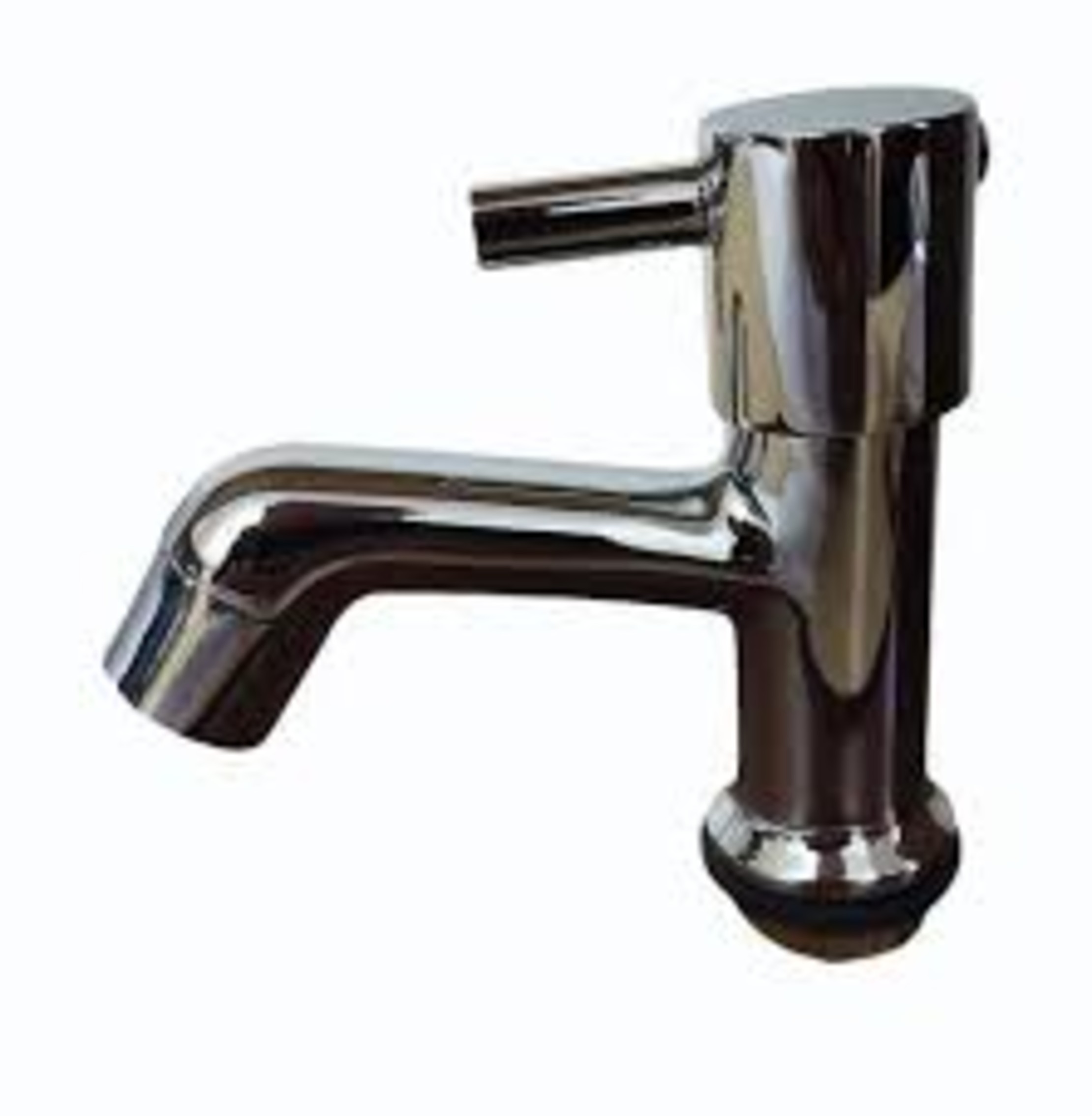 Chrome Finish 3 Inch Brass Pillar Cock - Color: Silver