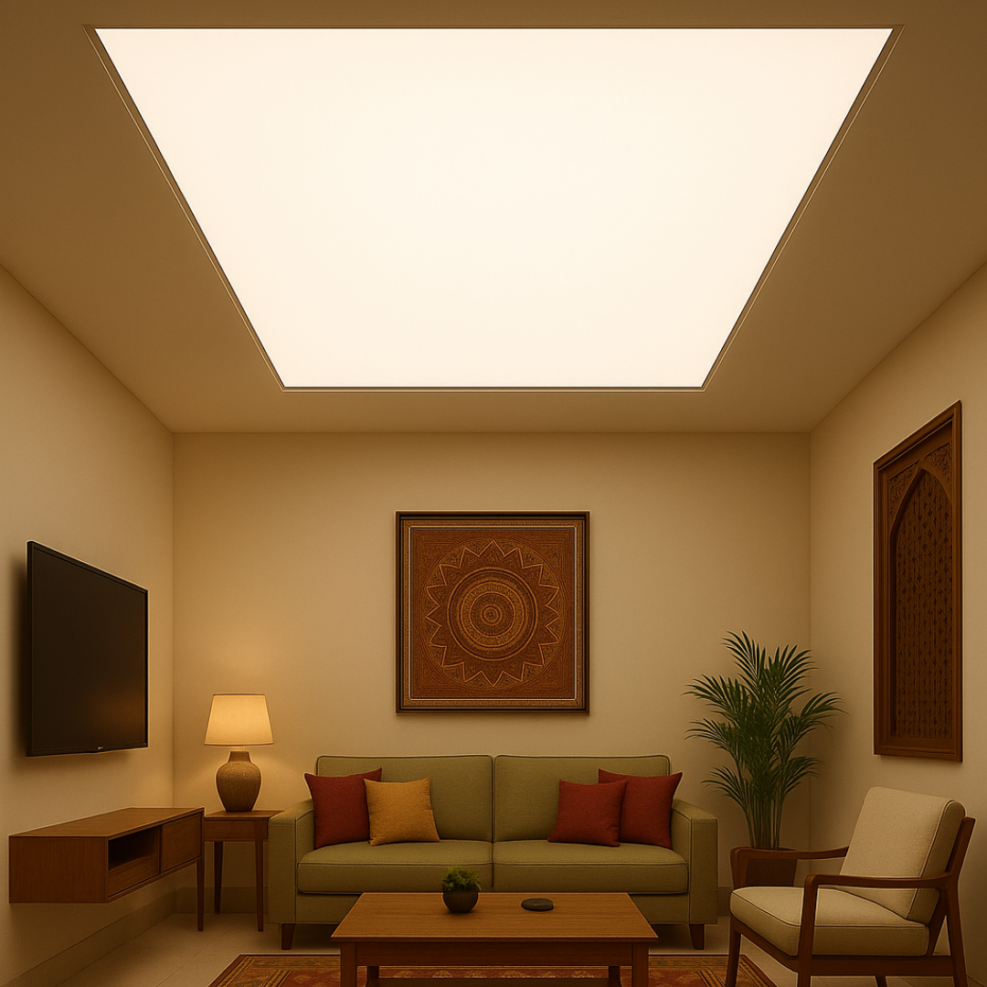 Economic Plain White Stretch Ceiling - Material: Aluminum Alloy