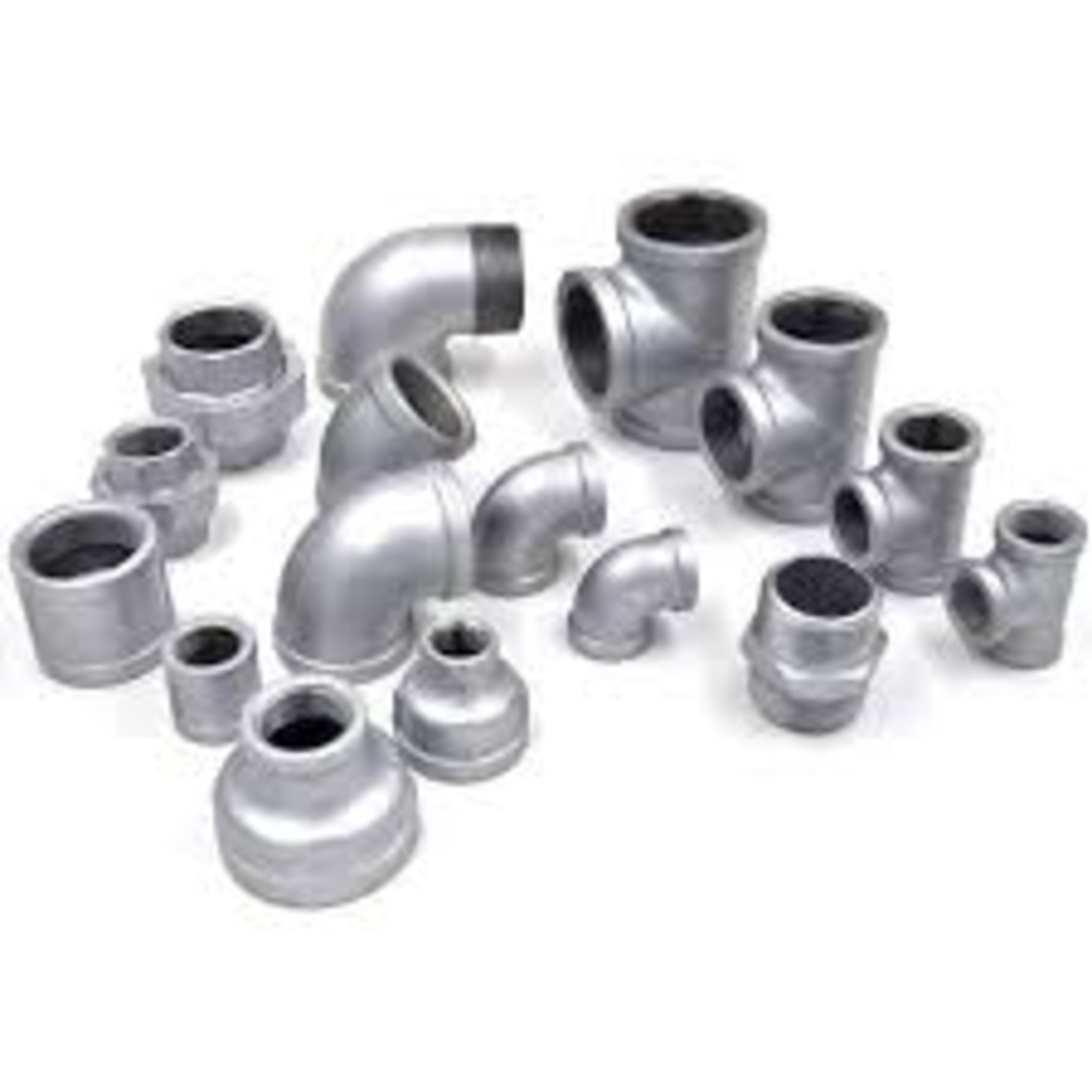 Gi Ms Pipe Fitting - Color: Silver