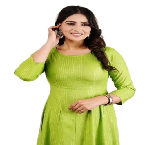 Green Cotton Kurti