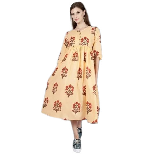 Ladies Cotton Printed Kurti