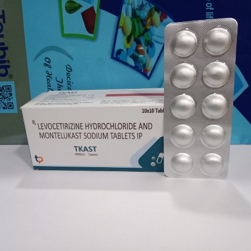 TKast montelukast and levocetirizine di hydrochloride tablets 