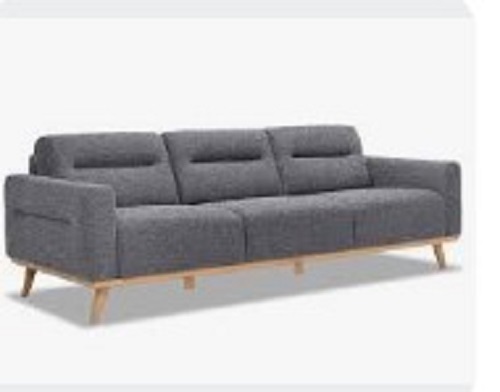 3 Seater Sofa - Indian Style Modern Design, Durable, No Assembly Required
